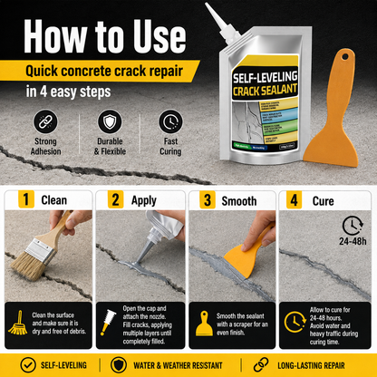 🔥Professional Concrete Filler & Sealant | Quick-Drying Strong Adhesion