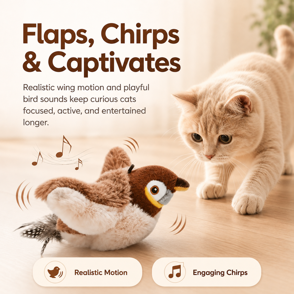 🐱 Flying Cat Toy – Hours of Hanging Fun for Active Kitties