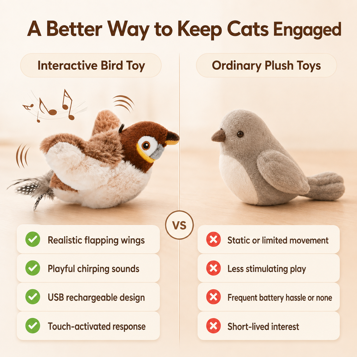 🐱 Flying Cat Toy – Hours of Hanging Fun for Active Kitties