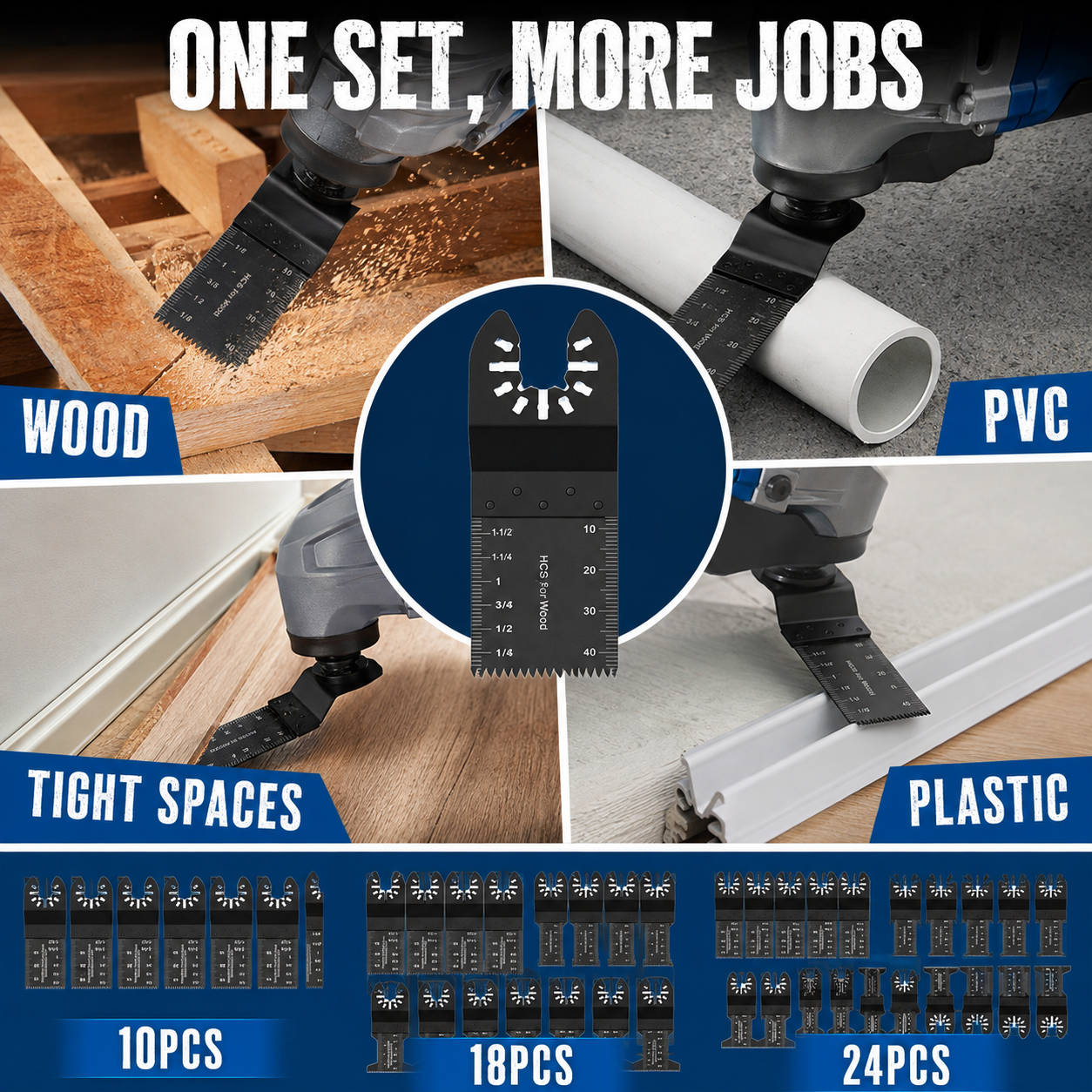 🔥 Bestseller Japanese Oscillating Saw Blade – Professional Fast-Cutting Blade ⚡
