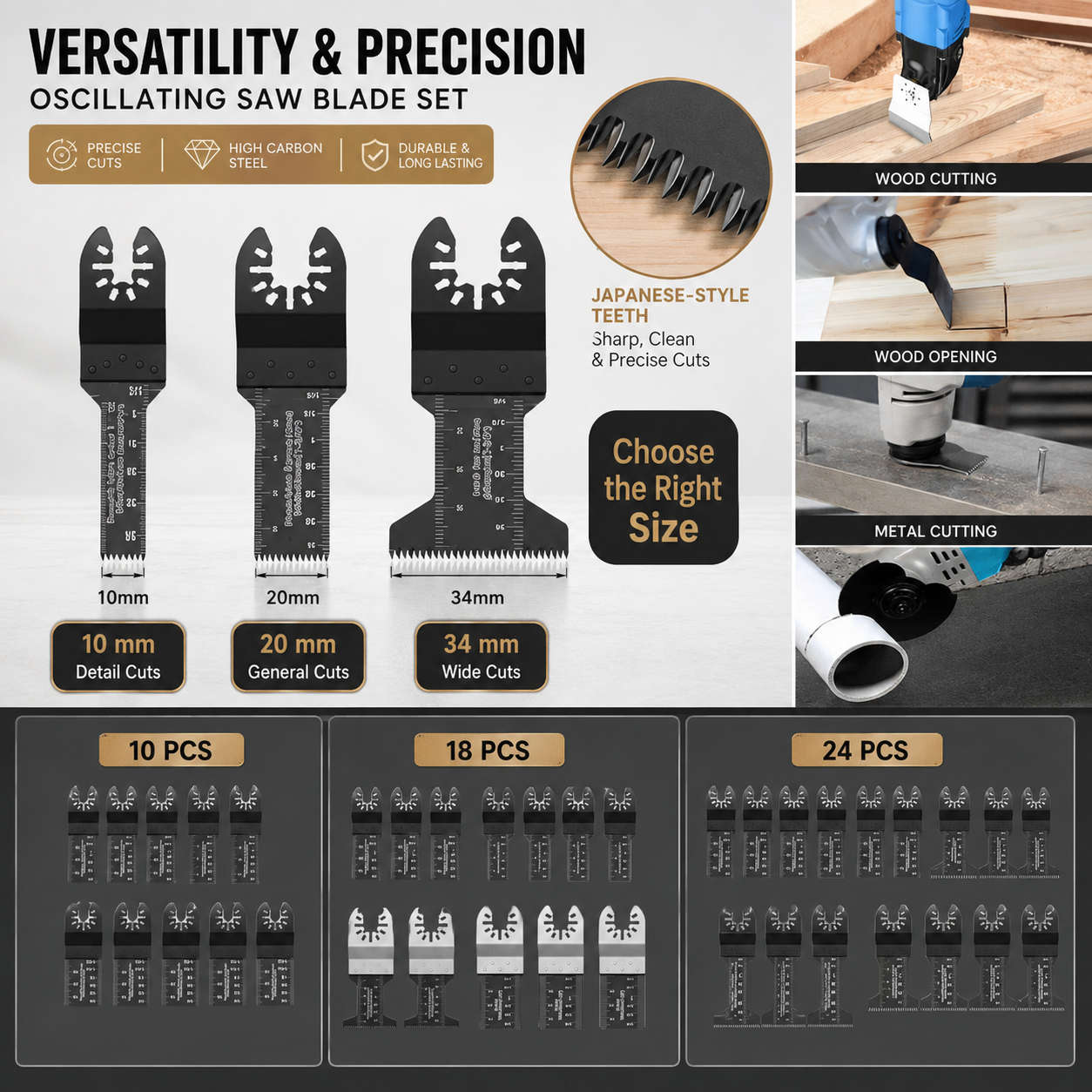 🔥 Bestseller Japanese Oscillating Saw Blade – Professional Fast-Cutting Blade ⚡