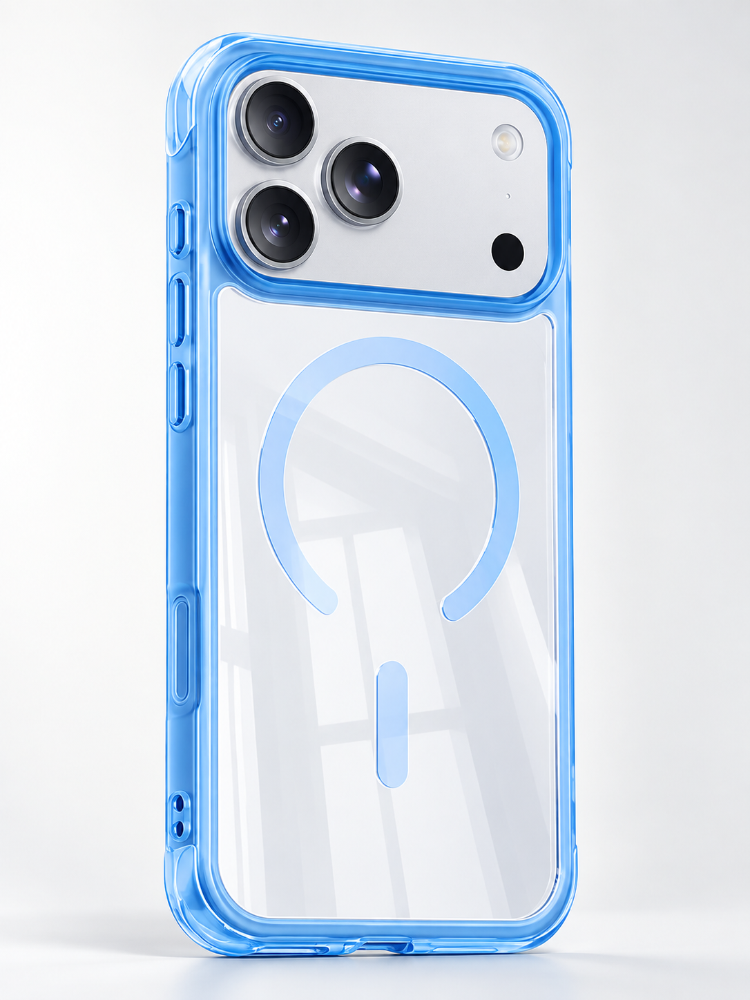 📱 Tech Deal – MagSafe Protective iPhone Case ✨ Glossy Clear Cover with Hidden Stand, Wrist Strap & Raised-Edge Protection 🛡️