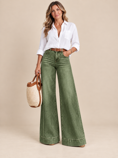 ✨ Denim Deal – Women’s Relaxed High-Rise Jeans 👖 Stretchy Everyday Comfort with a Flattering Casual Fit 💕
