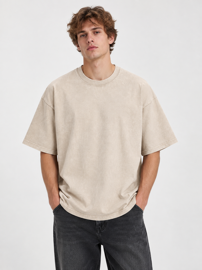 🔥 Streetwear Deal – Unisex Oversized Washed Tee 👕 Relaxed Vintage Style for Everyday Casual Looks ✨