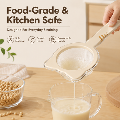 🐱 Cat Ear Fine Mesh Strainer – Multi-Purpose Kitchen Filter for Coffee, Tea & Flour