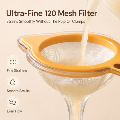 🐱 Cat Ear Fine Mesh Strainer – Multi-Purpose Kitchen Filter for Coffee, Tea & Flour