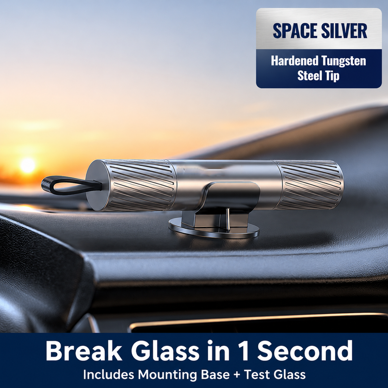 🚗 2-in-1 Car Emergency Escape Tool