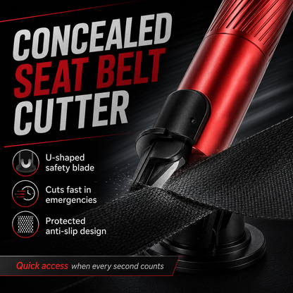 🚗 2-in-1 Car Emergency Escape Tool