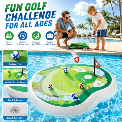 🎯 Splash Into Golf Fun | Floating Golf Pool Game Set