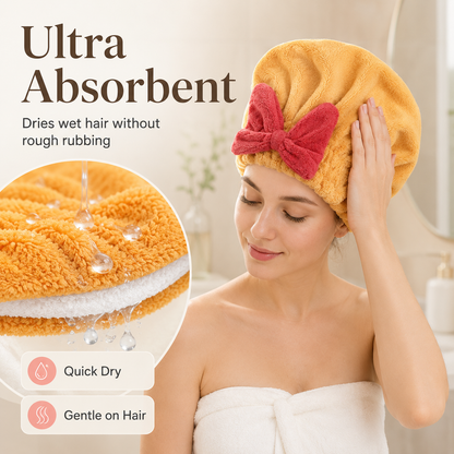 🎁Hot Sale 49％ OFF🔥Women's super absorbent and quick-drying hair drying cap