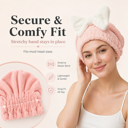 🎁Hot Sale 49％ OFF🔥Women's super absorbent and quick-drying hair drying cap