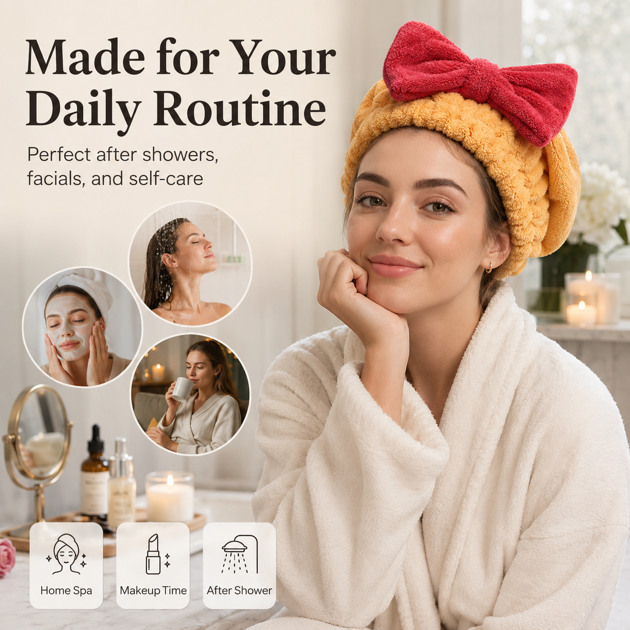 🎁Hot Sale 49％ OFF🔥Women's super absorbent and quick-drying hair drying cap