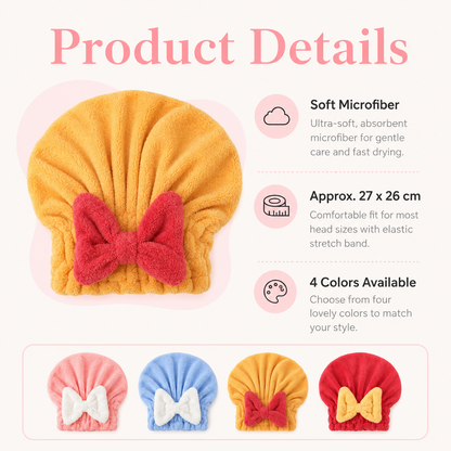 🎁Hot Sale 49％ OFF🔥Women's super absorbent and quick-drying hair drying cap