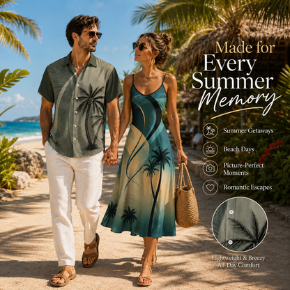 🌞 Match in Paradise |The Perfect Tropical Couple Outfit for Every Summer Adventure