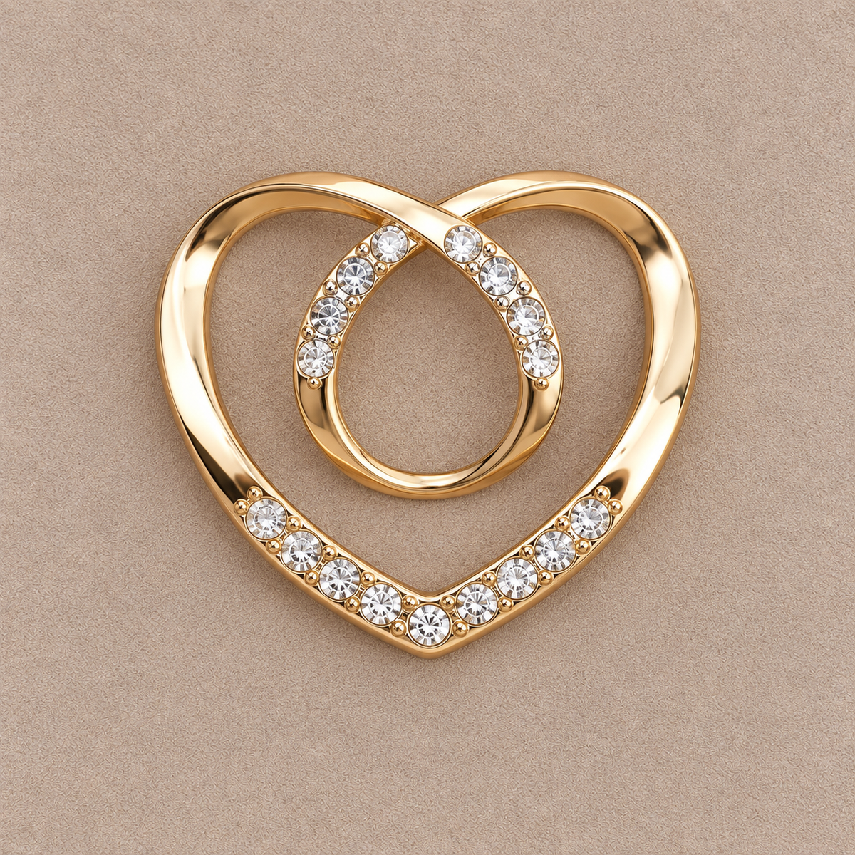 ✨ Fashion Accessory Deal – 4-Piece Metal Shirt Clips 💖 Stylish Round & Heart Clothing Clips for a Chic Secure Fit