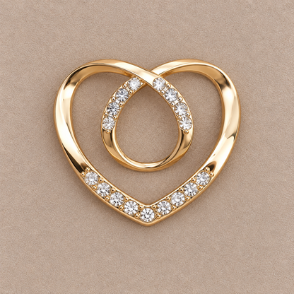 ✨ Fashion Accessory Deal – 4-Piece Metal Shirt Clips 💖 Stylish Round & Heart Clothing Clips for a Chic Secure Fit