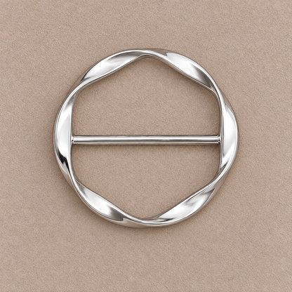 ✨ Fashion Accessory Deal – 4-Piece Metal Shirt Clips 💖 Stylish Round & Heart Clothing Clips for a Chic Secure Fit