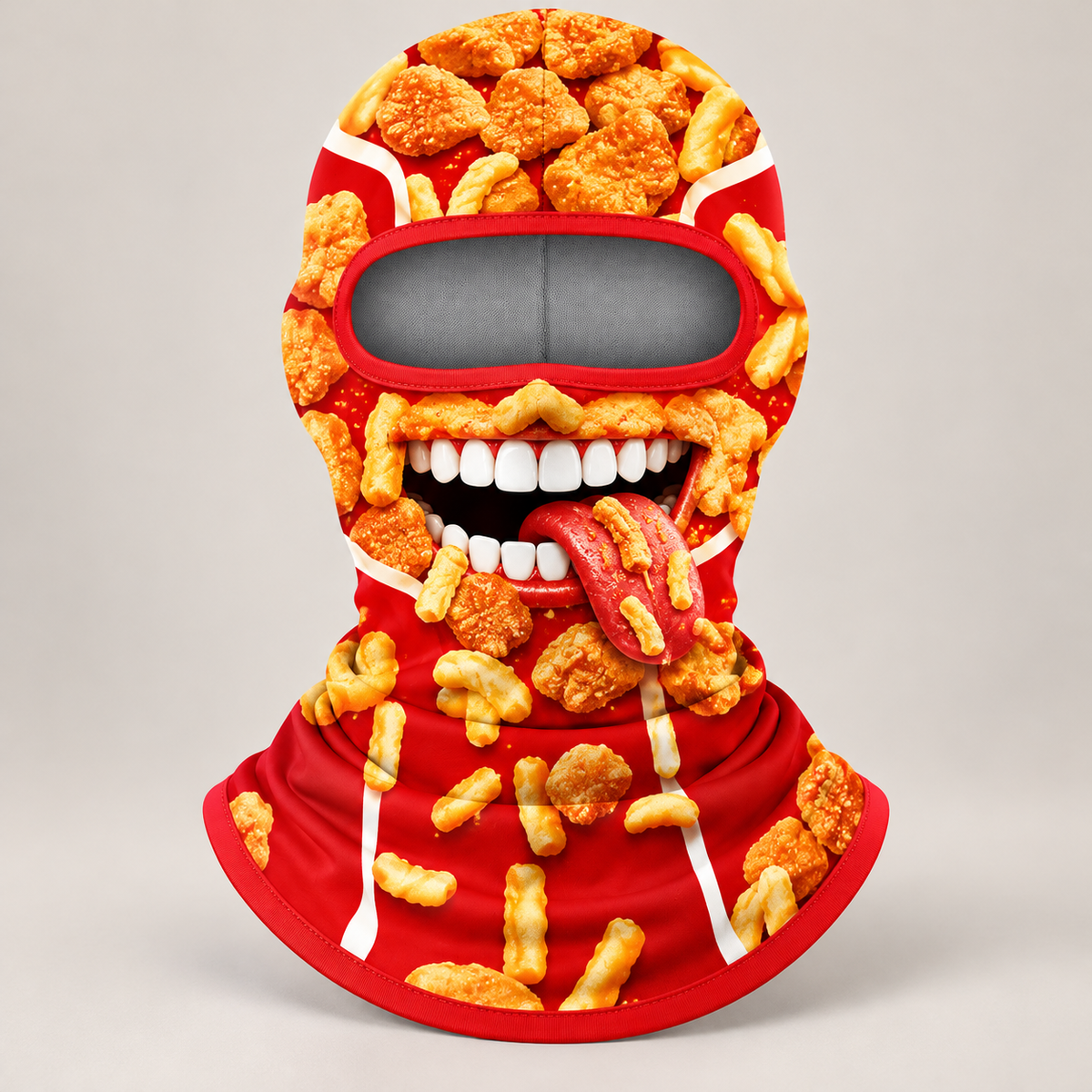 ❄️ Funny Ski Mask – Cartoon Tongue Face Balaclava, Warm Windproof Winter Cover for Snowboard & Cosplay