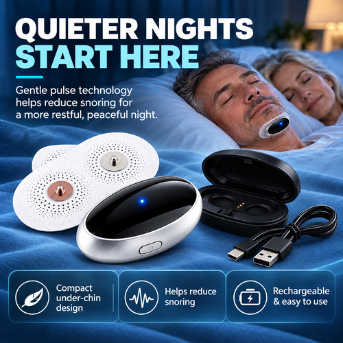 😴 Anti-Snoring Chin Support – Comfortable Sleep Aid for Quieter Nights & Better Rest