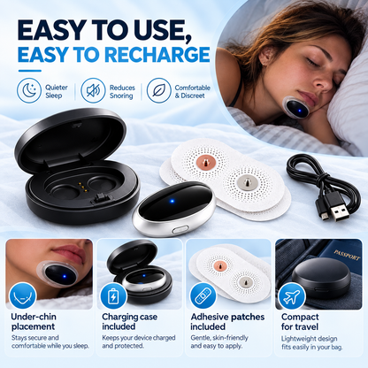 😴 Anti-Snoring Chin Support – Comfortable Sleep Aid for Quieter Nights & Better Rest