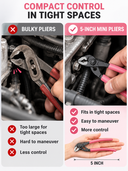 🔧 Tool Deal – 5-Inch Mini Groove Joint Pliers ⚙️ Compact Water Pump Grip Tool for Tight Spaces, Repairs & DIY Projects ✨