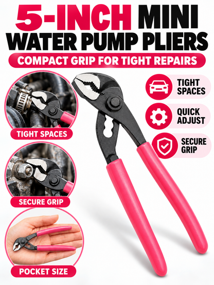 🔧 Tool Deal – 5-Inch Mini Groove Joint Pliers ⚙️ Compact Water Pump Grip Tool for Tight Spaces, Repairs & DIY Projects ✨