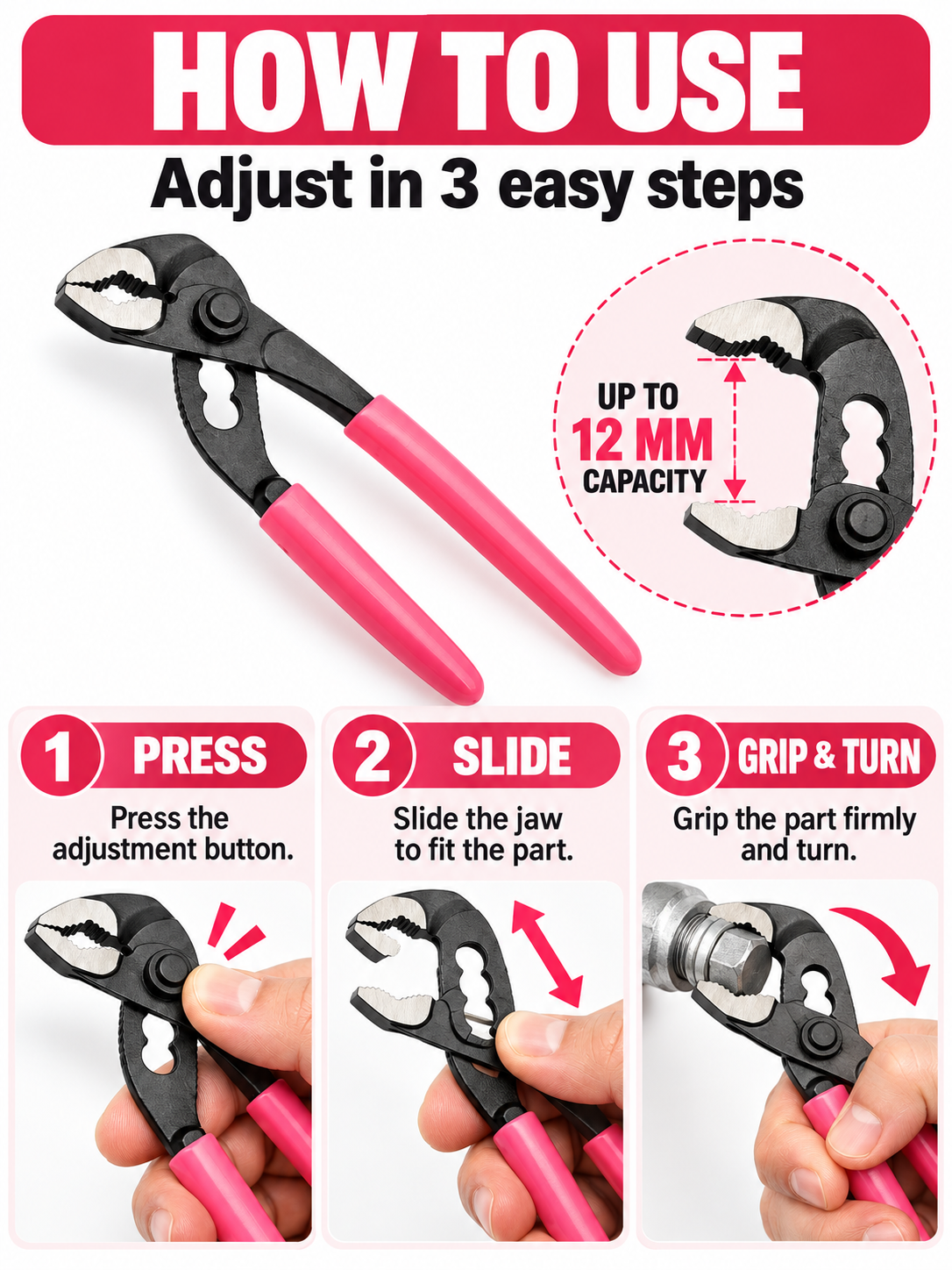 🔧 Tool Deal – 5-Inch Mini Groove Joint Pliers ⚙️ Compact Water Pump Grip Tool for Tight Spaces, Repairs & DIY Projects ✨