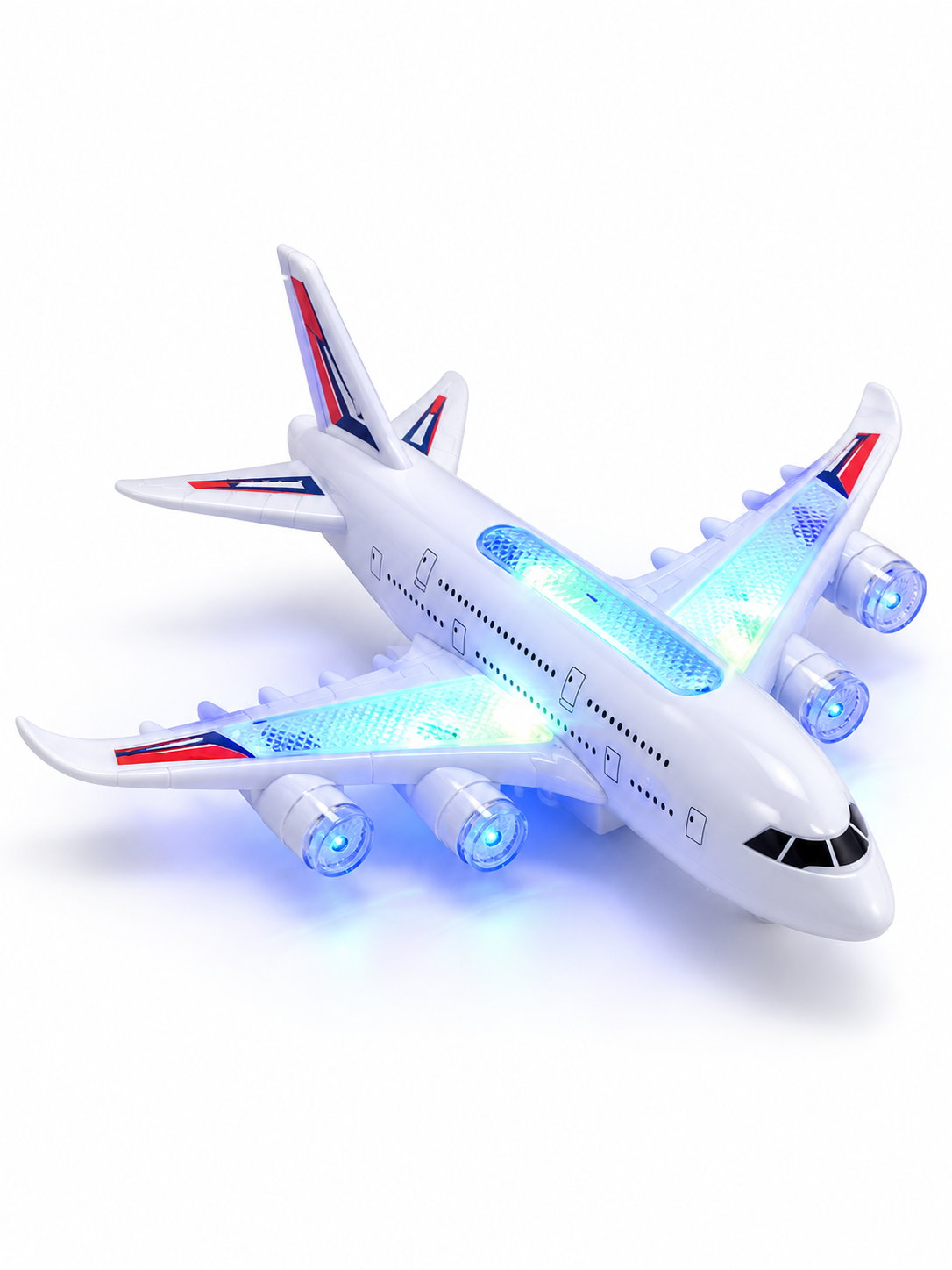 ✈️ Kids Fun Deal – Light-Up Spinning Airplane Toy 🌟 Musical Electric Aircraft with Flashing Lights & 360° Rotation for Ages 3+ 🎁