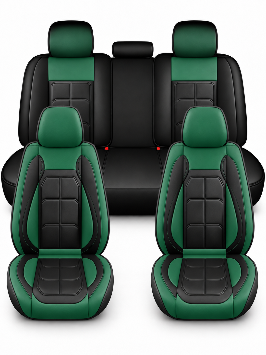 🚗 Auto Interior Deal – 5-Seat PU Leather Car Cover Set 🖤 Waterproof, Easy-Clean Protection with Universal Fit for Everyday Driving ✨