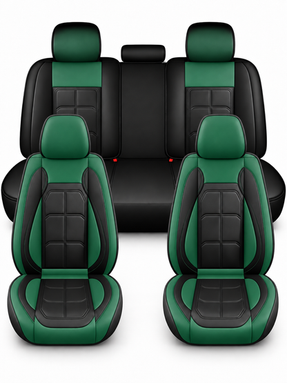 🚗 Auto Interior Deal – 5-Seat PU Leather Car Cover Set 🖤 Waterproof, Easy-Clean Protection with Universal Fit for Everyday Driving ✨
