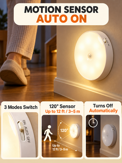 💡 Motion Sensor Ceiling Light – 15W Warm White LED, IP56 Waterproof Lamp for Hallway & Bathroom