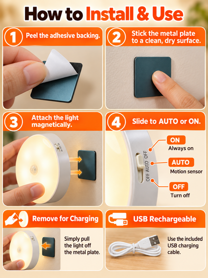 💡 Motion Sensor Ceiling Light – 15W Warm White LED, IP56 Waterproof Lamp for Hallway & Bathroom