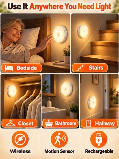💡 Motion Sensor Ceiling Light – 15W Warm White LED, IP56 Waterproof Lamp for Hallway & Bathroom
