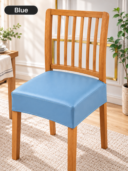 🏠 Home Upgrade Deal – PU Leather Dining Chair Covers 🪑 Waterproof, Removable & Washable Seat Protectors for Everyday Dining ✨