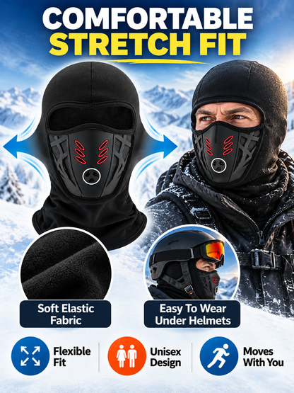 ❄️ Fleece Balaclava – Full-Face Windproof Ski Mask, Soft Warm Winter Protection