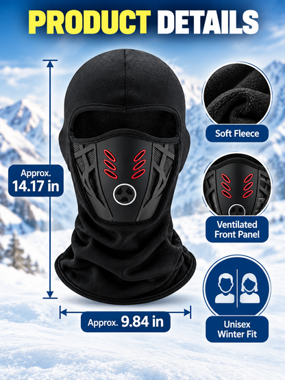 ❄️ Fleece Balaclava – Full-Face Windproof Ski Mask, Soft Warm Winter Protection