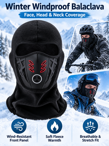 ❄️ Fleece Balaclava – Full-Face Windproof Ski Mask, Soft Warm Winter Protection