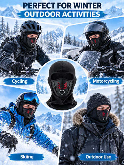 ❄️ Fleece Balaclava – Full-Face Windproof Ski Mask, Soft Warm Winter Protection