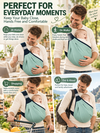 👶 Baby Sling Carrier – Breathable Mesh Hip Seat Bag, Adjustable Hands-Free Support for Toddlers