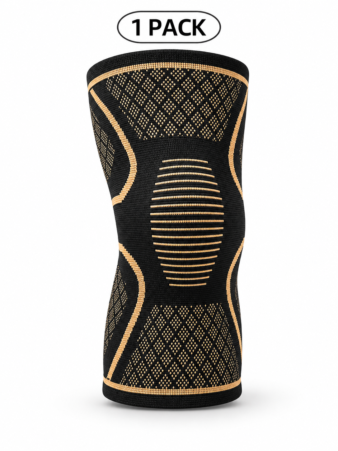 🏀 Sports Gear Deal – 2-Pack Copper Compression Knee Sleeves 💪 Breathable Anti-Slip Support for Running, Fitness & Basketball ✨