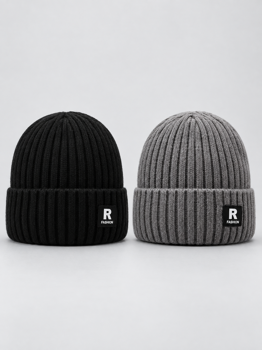 ❄️ Winter Style Deal – Men’s Thermal Knit Beanie 🧢 Thick Fleece-Lined Cuffed Hat for Cycling, Skiing & Outdoor Wear ✨