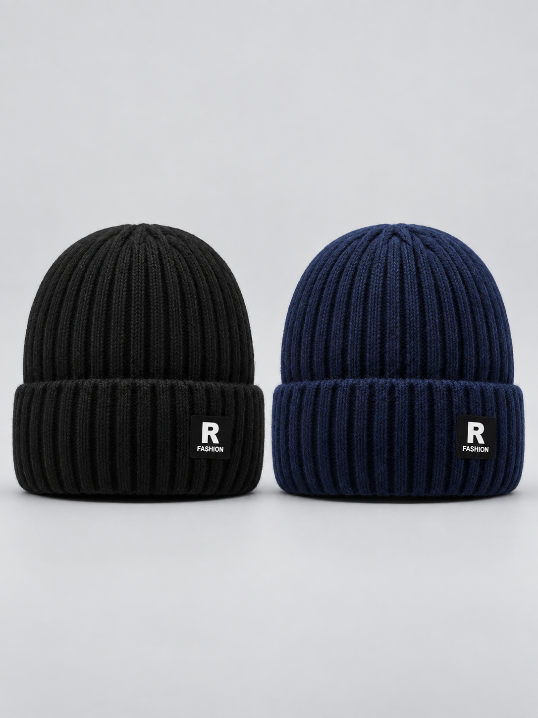 ❄️ Winter Style Deal – Men’s Thermal Knit Beanie 🧢 Thick Fleece-Lined Cuffed Hat for Cycling, Skiing & Outdoor Wear ✨