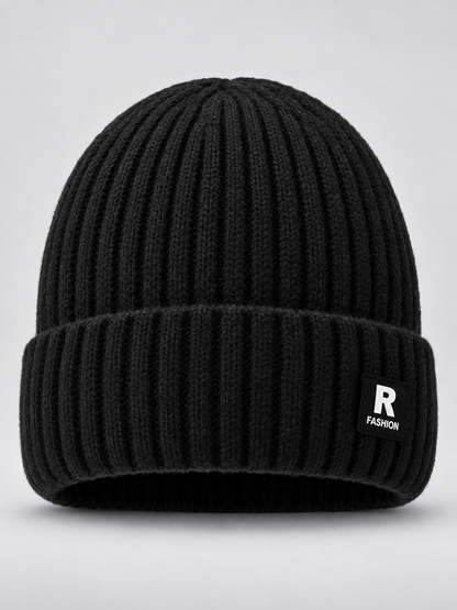 ❄️ Winter Style Deal – Men’s Thermal Knit Beanie 🧢 Thick Fleece-Lined Cuffed Hat for Cycling, Skiing & Outdoor Wear ✨