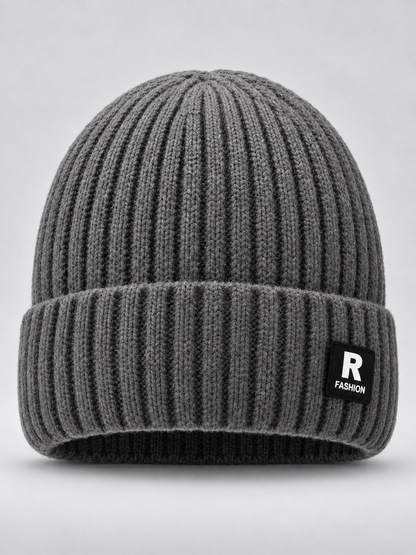 ❄️ Winter Style Deal – Men’s Thermal Knit Beanie 🧢 Thick Fleece-Lined Cuffed Hat for Cycling, Skiing & Outdoor Wear ✨