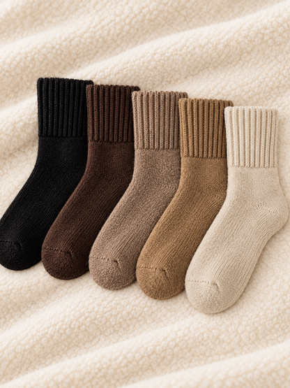 🧦 Cozy Winter Deal – Women’s Mid-Calf Everyday Socks ❄️ Soft Warm Stretchy Basics for Fall & Cold-Weather Comfort ✨