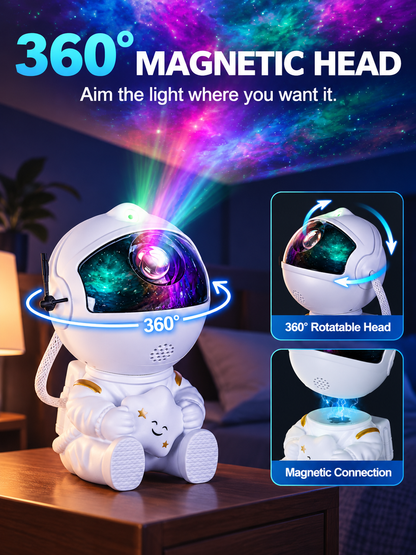 🌌 Home Glow Deal – Galaxy Nebula Night Projector ✨ 8-Mode Starry Ceiling Light with Remote & 360° Adjustable Design for Bedrooms 🎮