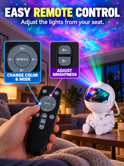 🌌 Home Glow Deal – Galaxy Nebula Night Projector ✨ 8-Mode Starry Ceiling Light with Remote & 360° Adjustable Design for Bedrooms 🎮
