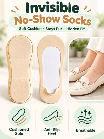 ✨Women No Show Socks Low Cut Invisible Liner Socks With Foam Cushioned Metatarsal Forefoot Pain Relief