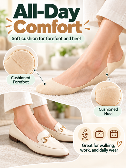 ✨Women No Show Socks Low Cut Invisible Liner Socks With Foam Cushioned Metatarsal Forefoot Pain Relief