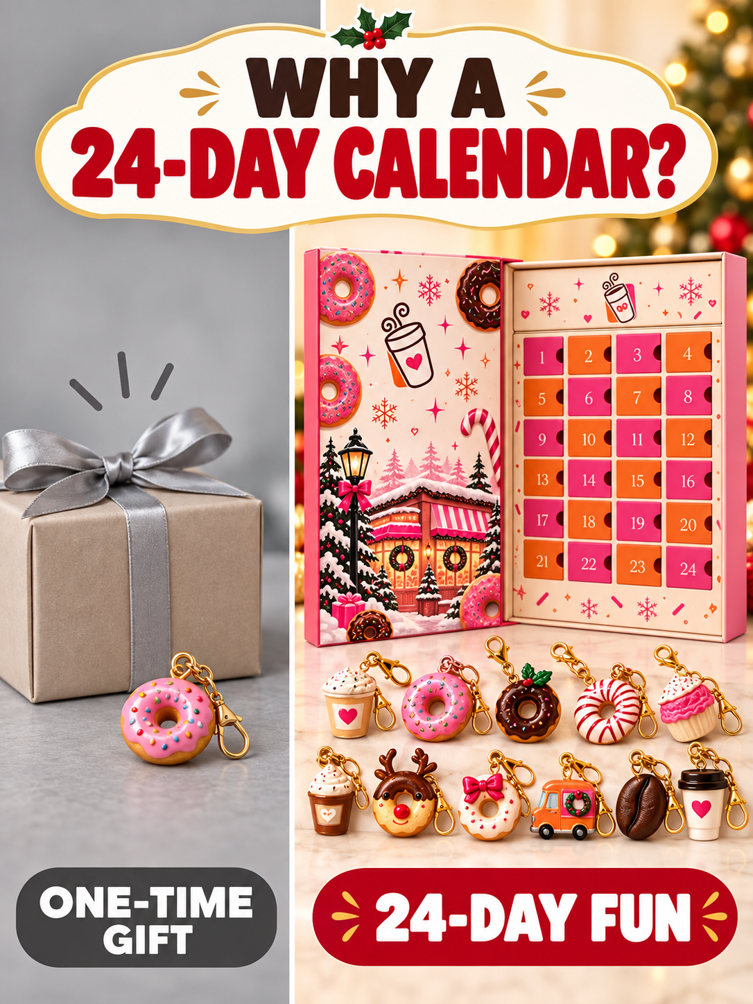 🎄 Holiday Gift Deal – 2026 Sweet Surprise Advent Calendar 🎁 Fun Daily Countdown Treats for a Festive December ✨
